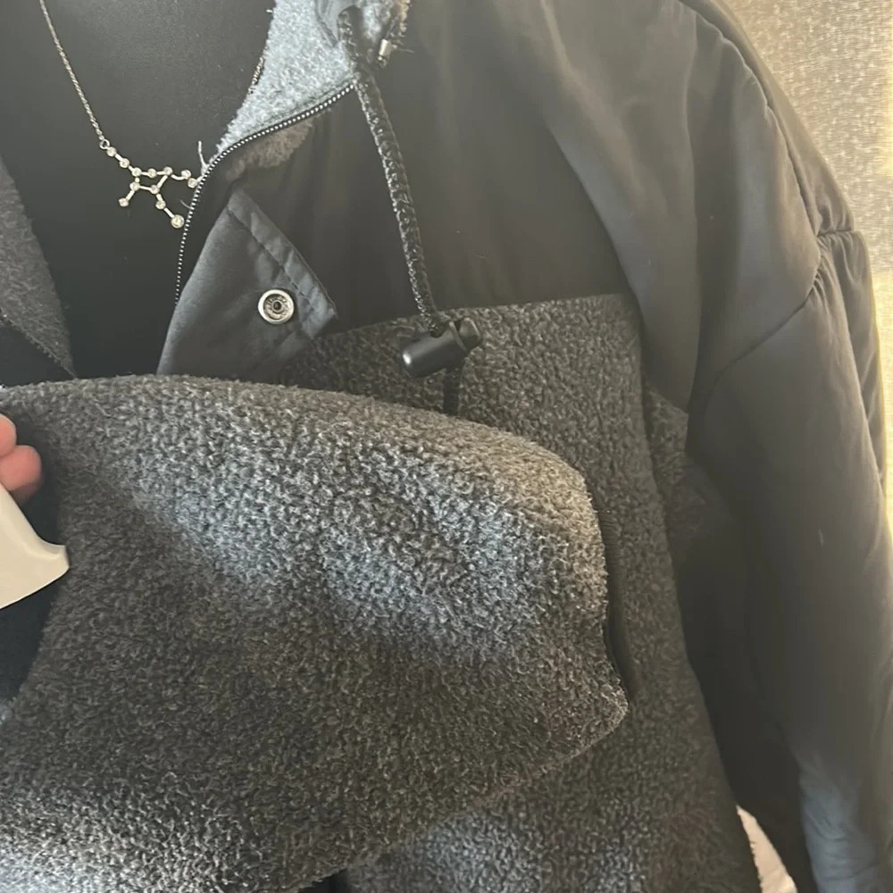 Gray and Black Hilton Zip Up - Picture 3 of 4